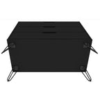 Commode Rockefeller 35 noire (3 tiroirs)