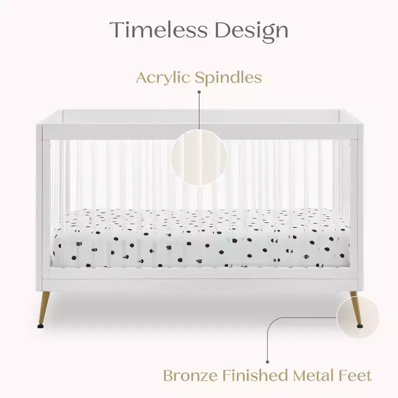 Lit de bébé 4-en-1 Sloane de Delta Children convertible en lit pour tout-petit