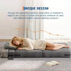 Coolmee Lit Sofa Pliant et Lit Chaise - Canapé Convertible, Canapé Lit Pliant avec Oreiller, Chaise Longue de Sol Capitonnée pour Salon, Chambre à Coucher