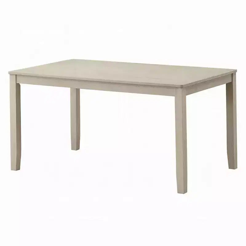 Table de salle à manger Royal Hampton, 150 cm, plateau rectangulaire, finition blanc cassé antique
