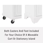 HomeStock 36 in.H Metal Kitchen Islands