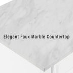 Îlots de cuisine en métal HomeStock, 91 cm de hauteur