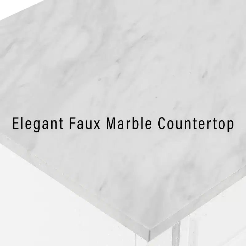 Îlots de cuisine en métal HomeStock, 91 cm de hauteur