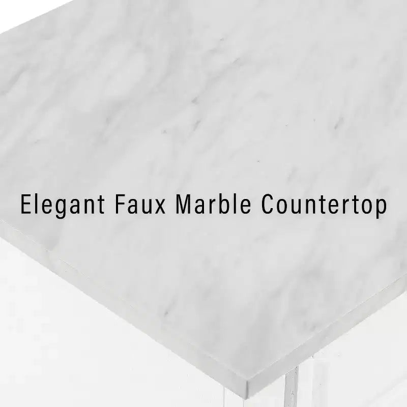 Îlots de cuisine en métal HomeStock, 91 cm de hauteur
