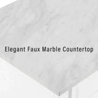 Îlots de cuisine en métal HomeStock, 91 cm de hauteur