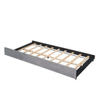 Lit de repos capitonné pour lit jumeau avec lit gigogne, canapé-lit en velours avec tête de lit et accoudoirs pour salon
