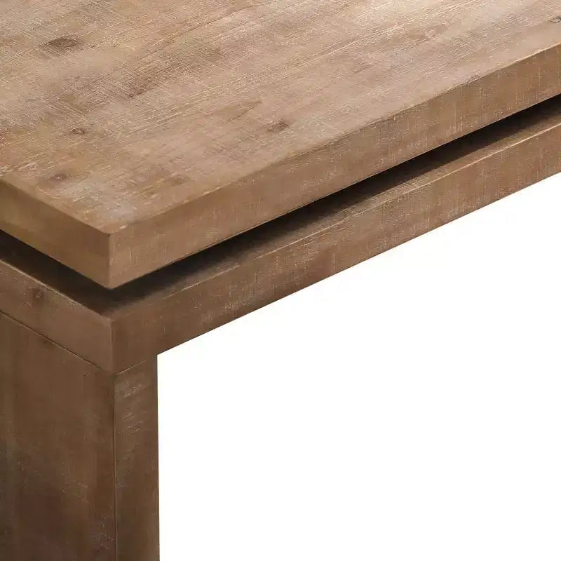 Table basse flottante en bois naturel vieilli HomeRoots 48