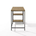 Bureau informatique HomeStock de 31,75 cm de hauteur en bois de bouleau marron avec tiroir universel