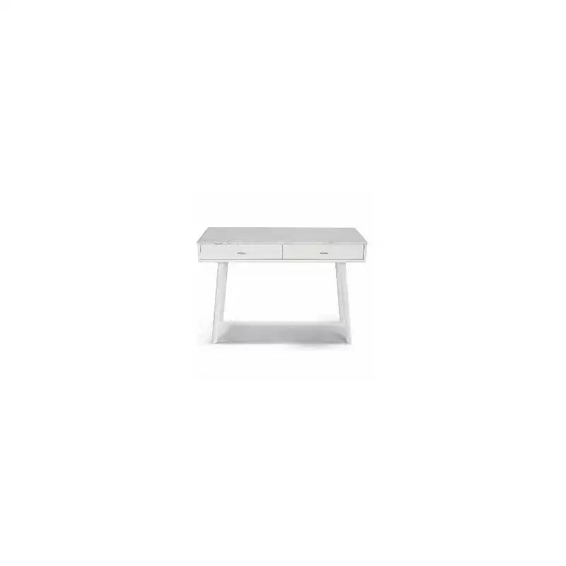 HomeStock Bureaux d'écriture en orme blanc 7,62 cm H sans rangement