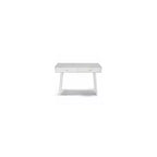 HomeStock Bureaux d'écriture en orme blanc 7,62 cm H sans rangement