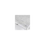 HomeStock Bureaux d'écriture en orme blanc 7,62 cm H sans rangement