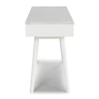 HomeStock Bureaux d'écriture en orme blanc 7,62 cm H sans rangement
