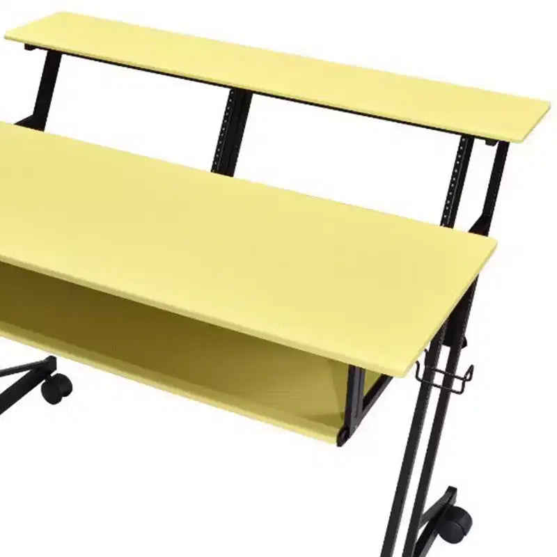 HomeStock – Bureaux d'ordinateur en bois blanc de 76,2 cm de hauteur avec tiroir de classement