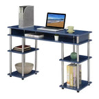 HomeStock 45 in.H Black Color Steel Standing Desks with No Storage