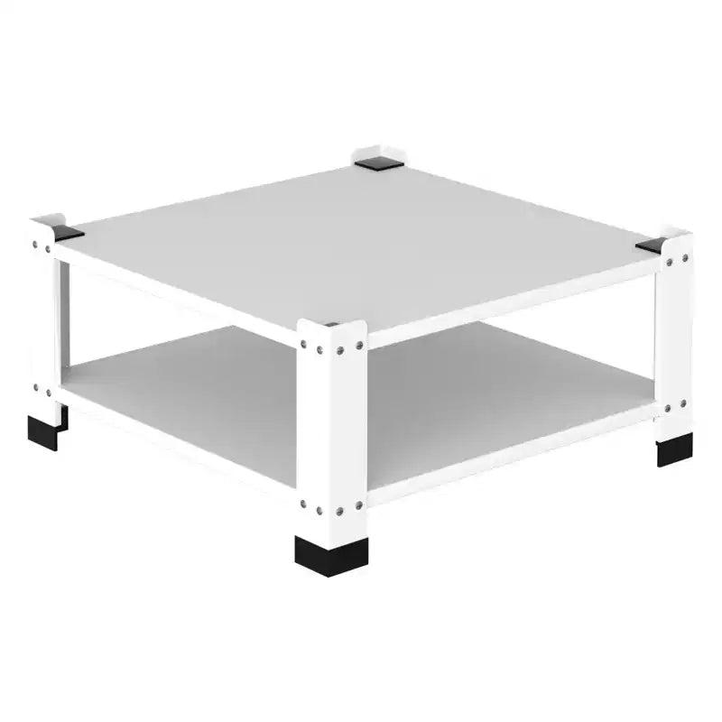 Socles pour lave-linge et sèche-linge GustoWave, support de base pour machine à laver robuste avec étagère de rangement, blanc