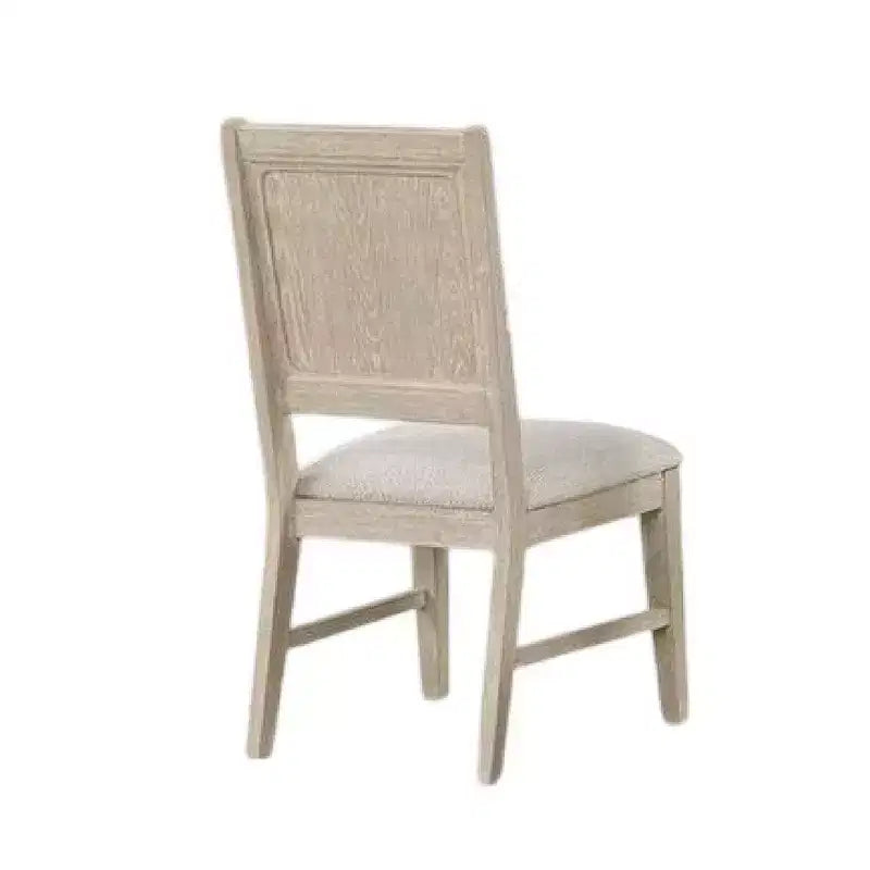 Lot de 2 chaises de salle à manger Royal Hampton, pieds effilés, bois de peuplier chêne clair