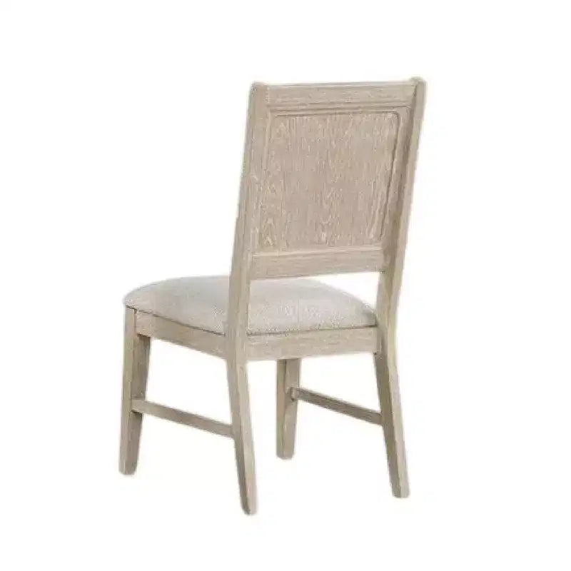 Lot de 2 chaises de salle à manger Royal Hampton, pieds effilés, bois de peuplier chêne clair