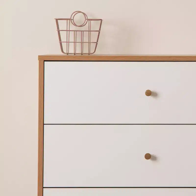 Commode de chambre d'enfant à 3 tiroirs et 2 étagères Central Park