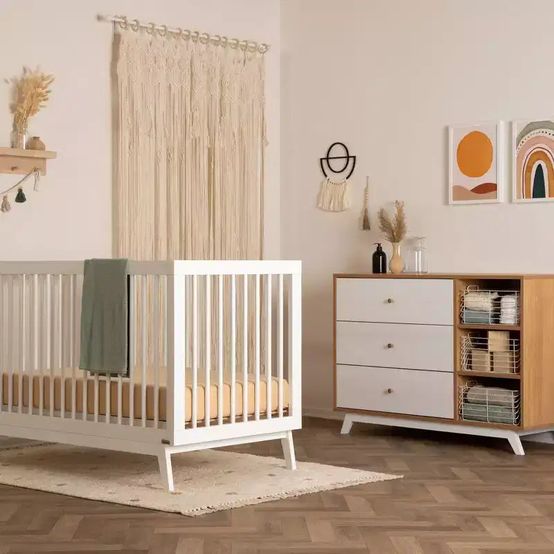 Commode de chambre d'enfant à 3 tiroirs et 2 étagères Central Park