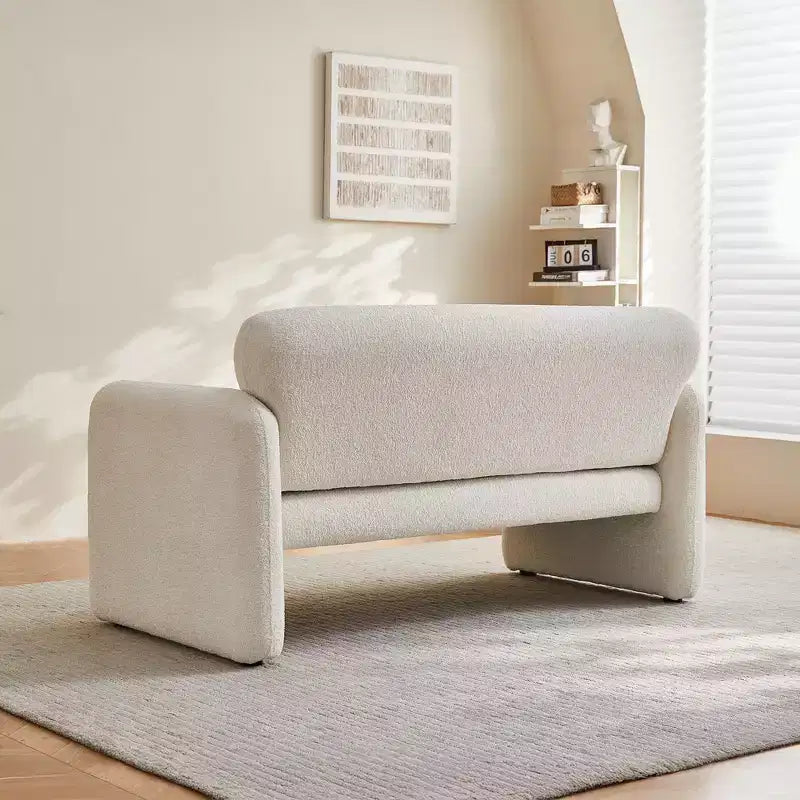 GDFStudio Fairton Causeuse Moderne capitonnée en Velours