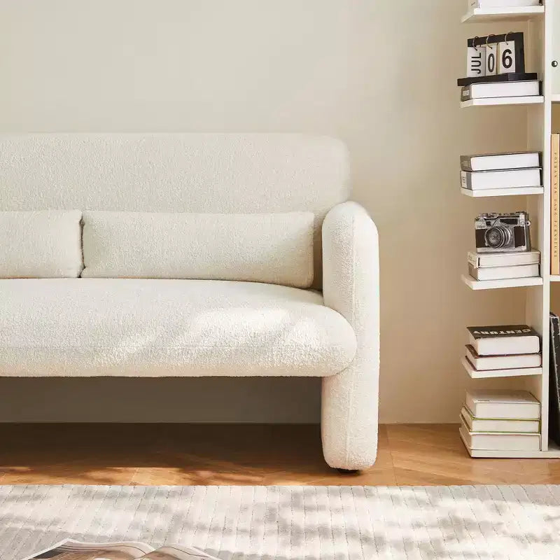 GDFStudio Fairton Causeuse Moderne capitonnée en Velours
