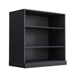 PexFix 31x31x16 Étagère bibliothèque et meuble de rangement en bois sans porte pour cuisine, chambre, entrée, salon, salle à manger Noir