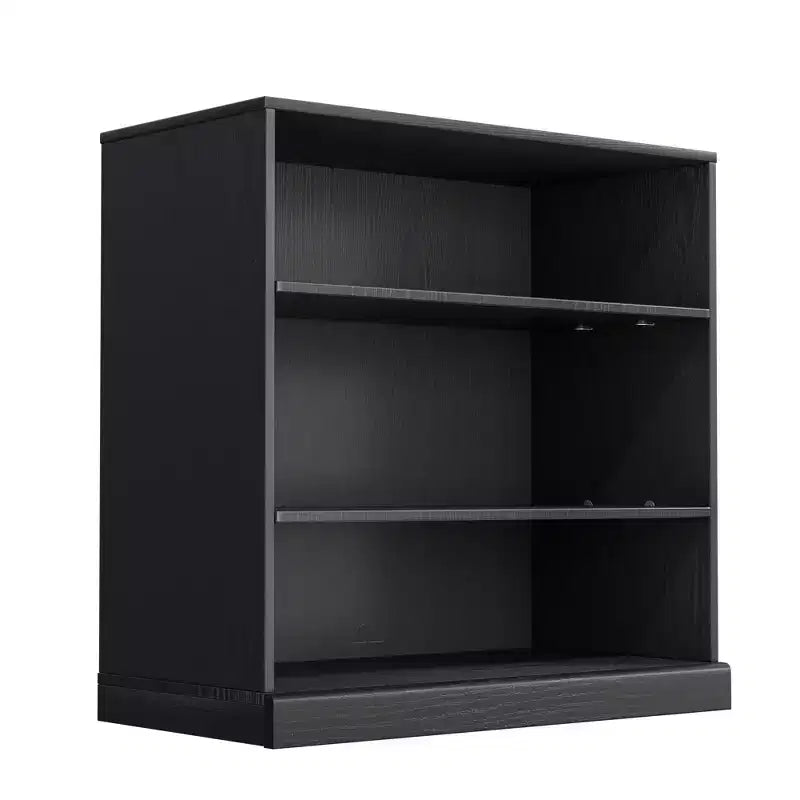 PexFix 31x31x16 Étagère bibliothèque et meuble de rangement en bois sans porte pour cuisine, chambre, entrée, salon, salle à manger Noir