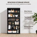 PexFix 31x31x16 Étagère bibliothèque et meuble de rangement en bois sans porte pour cuisine, chambre, entrée, salon, salle à manger Noir