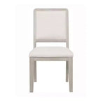 Lot de 2 chaises de salle à manger Royal Hampton, design en rotin, bois marron naturel