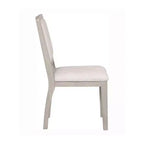 Lot de 2 chaises de salle à manger Royal Hampton, design en rotin, bois marron naturel