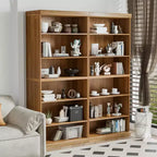 PexFix 36x31x16 Étagère de rangement sans porte en bois Meuble de rangement bibliothèque et bureau pour cuisine, chambre, entrée, salon, salle à manger Naturel