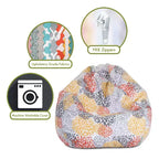 Pouf petits motifs floraux Majestic Home Goods