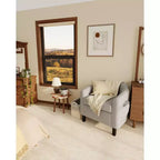 Fauteuil barillet d'appoint en similicuir GustoWave avec assise moelleuse, fauteuil à dossier en U pour salon, chambre ou bureau