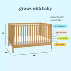Lit de bébé convertible 3-en-1 Birdie de daVinci