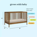 Lit de bébé convertible 3-en-1 Birdie de daVinci