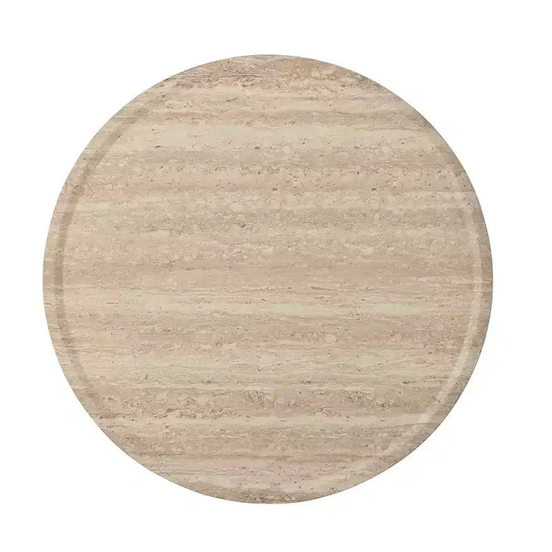 Table basse ronde, Table basse de salon, Table d'appoint avec motif Mars, Aucun assemblage nécessaire - ModernLuxe