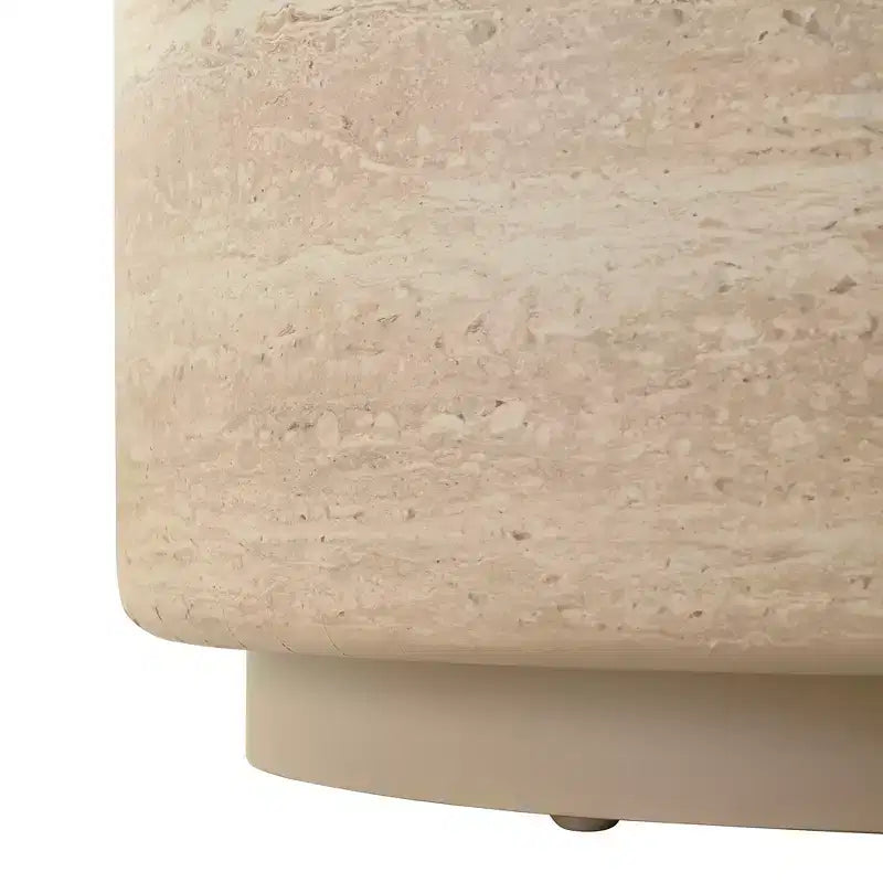 Table basse ronde, Table basse de salon, Table d'appoint avec motif Mars, Aucun assemblage nécessaire - ModernLuxe