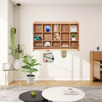 COZONY 47 Meuble de rangement mobile à roulettes avec 4 roulettes, cubes de rangement avec 2 boîtes, étagère pour la maison, l'école et la maternelle