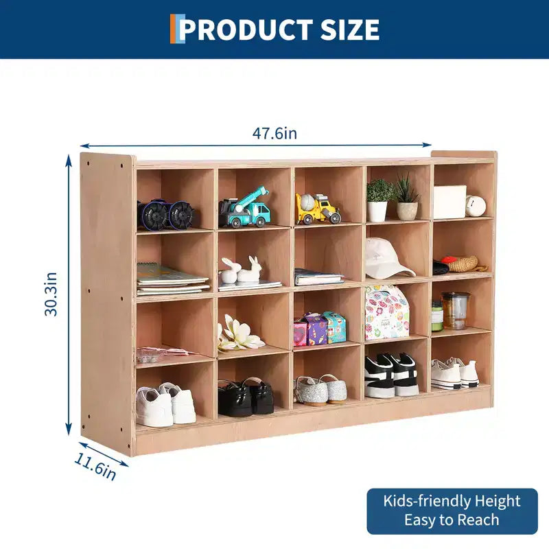 COZONY 47 Meuble de rangement mobile à roulettes avec 4 roulettes, cubes de rangement avec 2 boîtes, étagère pour la maison, l'école et la maternelle
