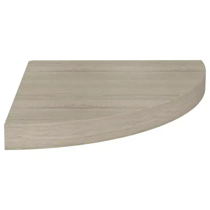 Étagère d'angle Chêne Nid d'abeille MDF, métal 35 cm x 35 cm x 3,8 cm