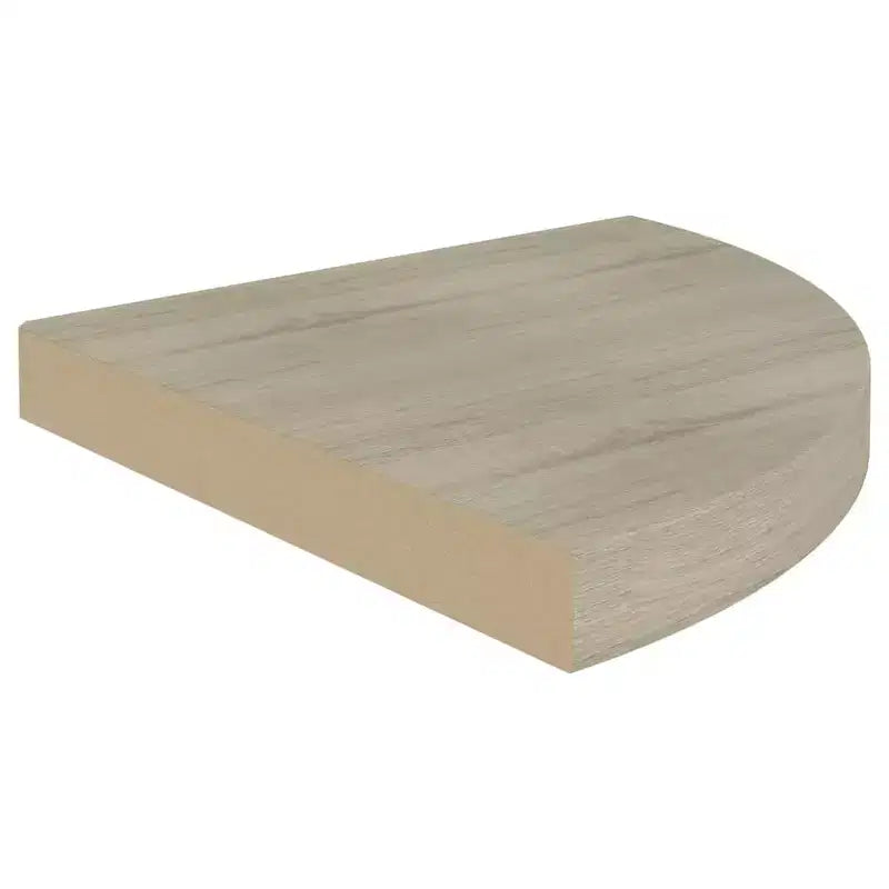 Étagère d'angle Chêne Nid d'abeille MDF, métal 35 cm x 35 cm x 3,8 cm