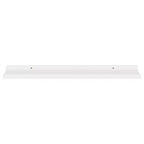Étagère murale, lot de 4, MDF blanc, moyenne, à fixer au mur