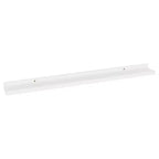 Étagère murale, lot de 4, MDF blanc, moyenne, à fixer au mur