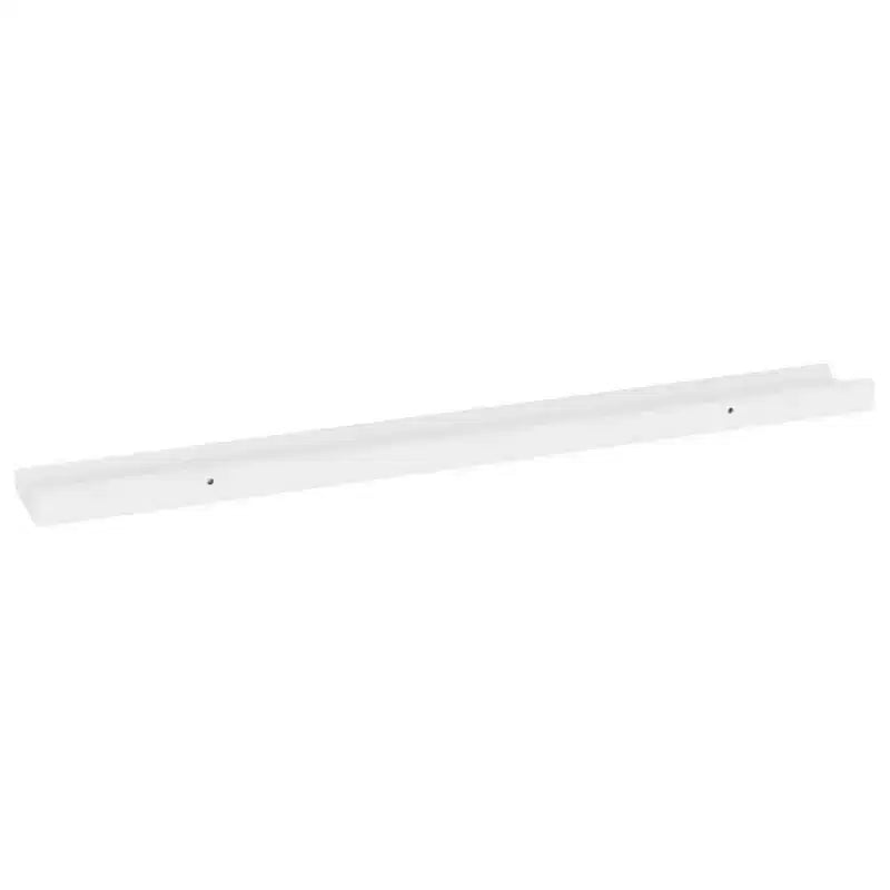 Étagère murale, lot de 4, MDF blanc, moyenne, à fixer au mur