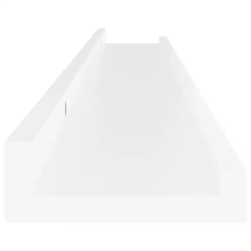 Étagère murale, lot de 4, MDF blanc, moyenne, à fixer au mur