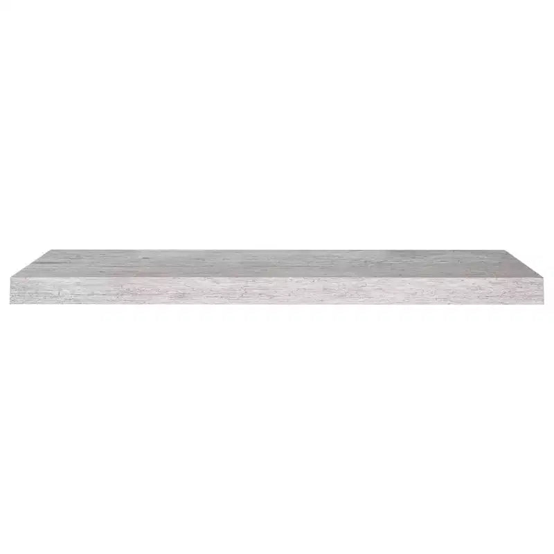 Étagère murale Gris béton Nid d'abeille MDF, métal 31,5 x 9,3 x 1,5 po