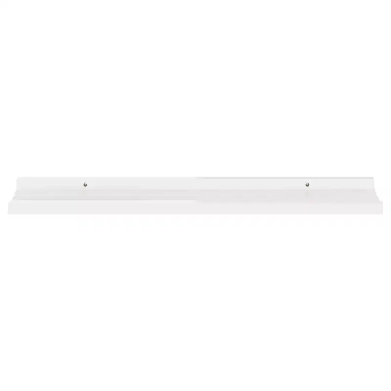 Étagère murale en MDF blanc très brillant - lot de 4