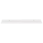 Étagère murale en MDF blanc très brillant - lot de 4