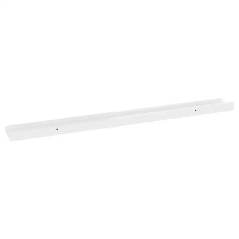Étagère murale en MDF blanc très brillant - lot de 4