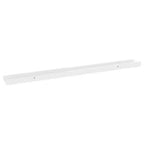 Étagère murale en MDF blanc très brillant - lot de 4